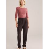 WE Fashion - Top - Zalm - Driekwart Mouwen - Ronde Hals