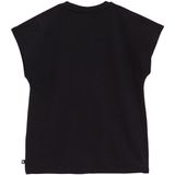 T-shirt - Zilverkleurig - Regular Fit - Korte Mouwen - Eyelet-Details