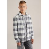 Overshirt - Ruitdessin - Drukknoopsluiting - Borstzakken