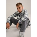 Overshirt - Ruitdessin - Drukknoopsluiting - Borstzakken