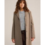 WE Fashion - Dames Jas - Wolmix - Regular Fit