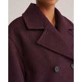 WE Fashion - Dames Jas - Aubergine - Wolmix - Regular Fit
