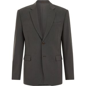 Fundamentals - Slim Fit Blazer - Donkergrijs Gemeleerd
