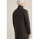 WE Fashion - Manteljas - Donkerbruin