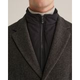 WE Fashion - Manteljas - Donkerbruin