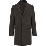 WE Fashion - Manteljas - Donkerbruin