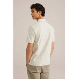 WE Fashion Heren Regular fit polo met rits