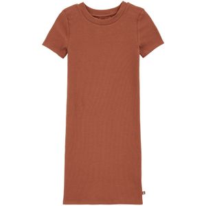 WE Fashion - A-lijn Jurk - Katoen - Ronde Hals - Korte Mouwen