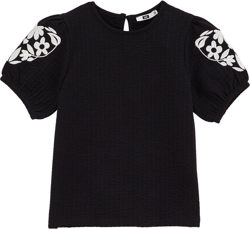 Shirt - Bloemenprint - Jersey - Lange Mouw - Normale Pasvorm