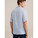 WE Fashion - Heren Overhemd - Lichtblauw - Regular Fit