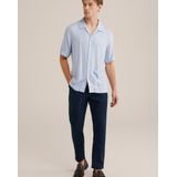 WE Fashion - Heren Overhemd - Lichtblauw - Regular Fit