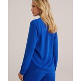 WE Fashion - Blouse - Indigo - Klassieke Blouse - Lange Mouw