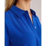 WE Fashion - Blouse - Indigo - Klassieke Blouse - Lange Mouw
