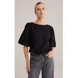WE Fashion - Dames Top - Katoen - Ballonmouwen