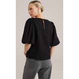 WE Fashion - Dames Top - Katoen - Ballonmouwen