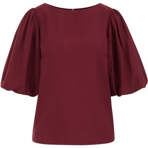 WE Fashion - Dames Top - Katoen - Ballonmouwen