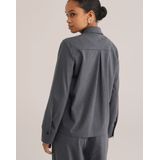 WE Fashion - Dames Blouse - Grijs - Boxy Fit