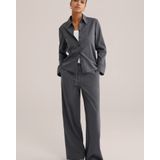 WE Fashion - Dames Blouse - Grijs - Boxy Fit