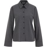 WE Fashion - Dames Blouse - Grijs - Boxy Fit