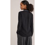 WE Fashion - Blouse - Regular Fit - Lange Mouwen - Contrast