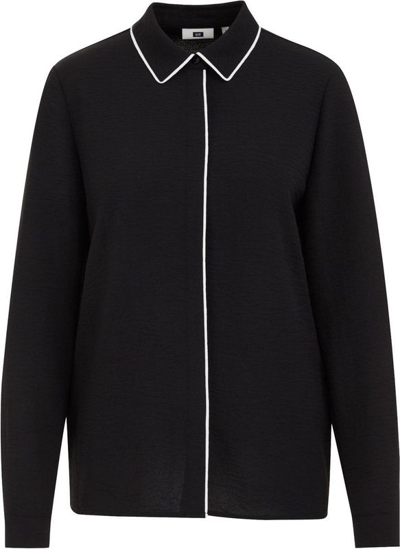 WE Fashion - Blouse - Regular Fit - Lange Mouwen - Contrast