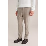 Van Gils - Slim Fit Pantalon - Greige - Wolmix
