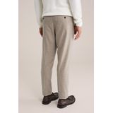 Van Gils - Slim Fit Pantalon - Greige - Wolmix