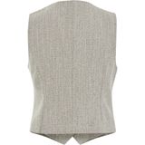 WE Fashion - Slim Fit Gilet - Met Structuur - V-hals - Visgraatpatroon