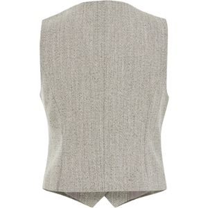 WE Fashion - Slim Fit Gilet - Met Structuur - V-hals - Visgraatpatroon