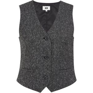WE Fashion - Slim Fit Gilet - Speckleprint - V-hals