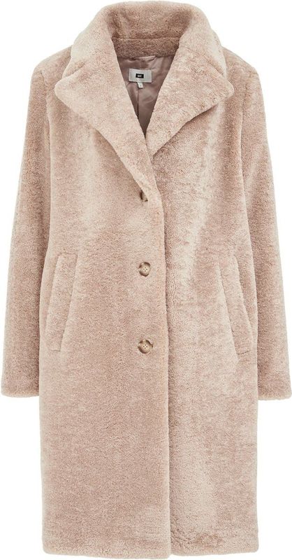 WE Fashion - Fluffy Jas - Beige - Dames