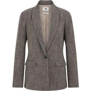 WE Fashion - Regular Blazer - Grijs Melange