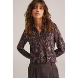 WE Fashion - Blouse - Lichtblauw - Klassieke Blouse - Lange Mouw