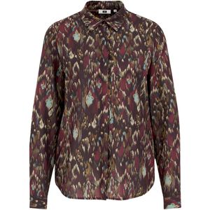 WE Fashion - Blouse - Lichtblauw - Klassieke Blouse - Lange Mouw