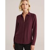 WE Fashion - Blouse - Donkerrood