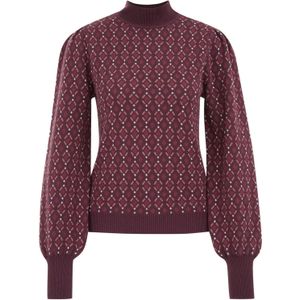 WE Fashion - Gebreide Trui - Dames - Met Print