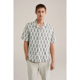 WE Fashion - Heren Regular Fit Overhemd - Ecru - Katoen