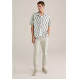 WE Fashion - Heren Regular Fit Overhemd - Ecru - Katoen