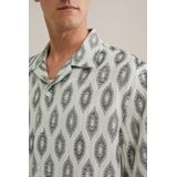 WE Fashion - Heren Regular Fit Overhemd - Ecru - Katoen