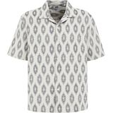 WE Fashion - Heren Regular Fit Overhemd - Ecru - Katoen