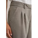 WE Fashion - Straight Regular Waist Pantalon - Beige