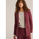 WE Fashion - Dames Blazer - Lichtrood - Slim Fit