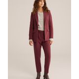 WE Fashion - Dames Blazer - Lichtrood - Slim Fit
