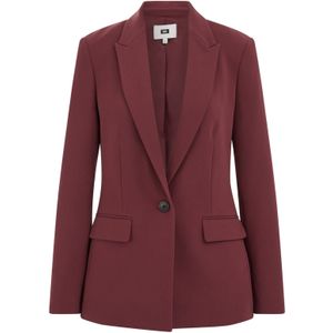 WE Fashion - Dames Blazer - Lichtrood - Slim Fit