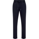 WE Fashion - Tapered Fit Pantalon - Donkerblauw - Met Stretch