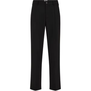 WE Fashion - Loose Fit Pantalon - Zwart