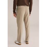 WE Fashion - Heren Loose Fit Pantalon - Met Rechte Pijpen - Zwart