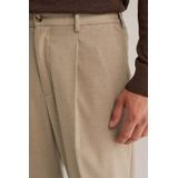 WE Fashion - Heren Loose Fit Pantalon - Met Rechte Pijpen - Zwart