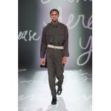 WE Fashion - Heren Loose Fit Pantalon - Met Rechte Pijpen - Zwart