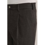 WE Fashion - Heren Loose Fit Pantalon - Met Rechte Pijpen - Zwart